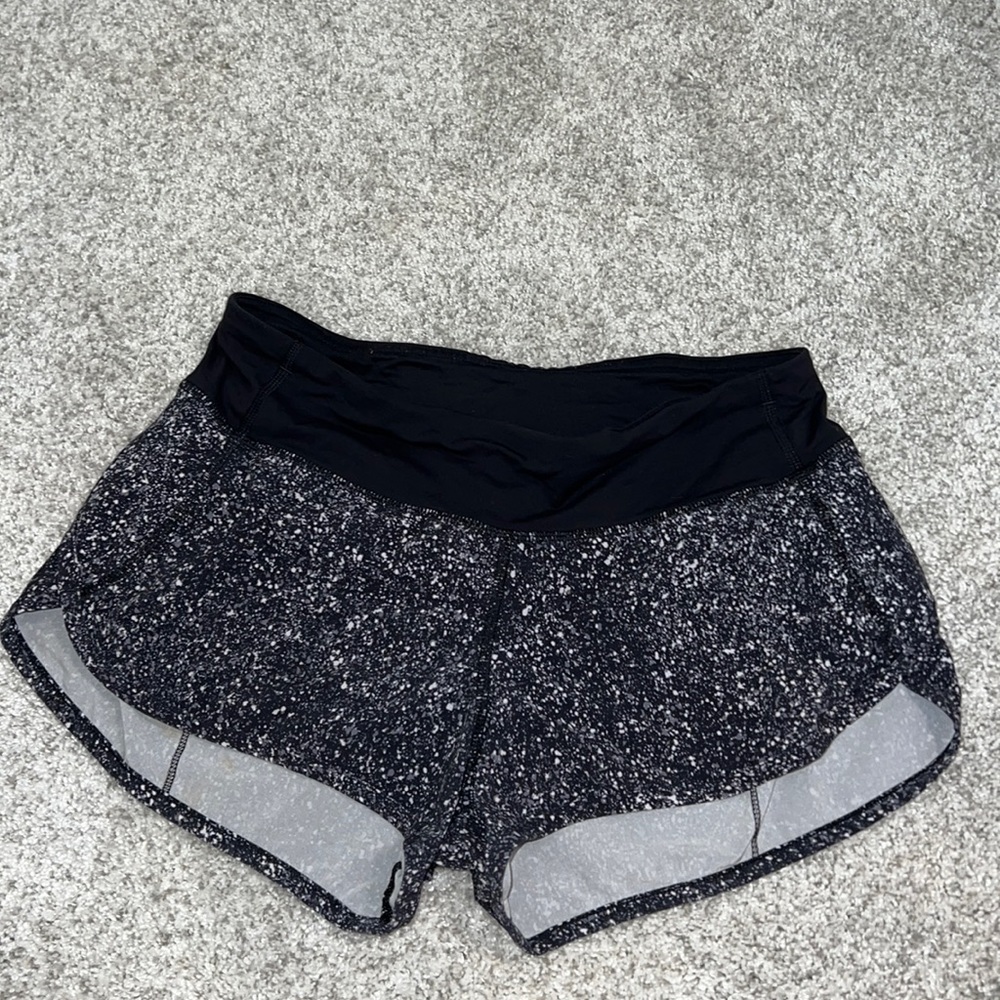 Speckled lululemon shorts